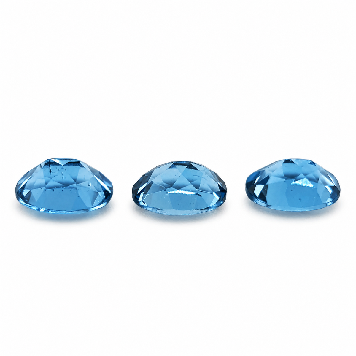 Topacio Azul London Facetado Ovalado 8 x 6 mm