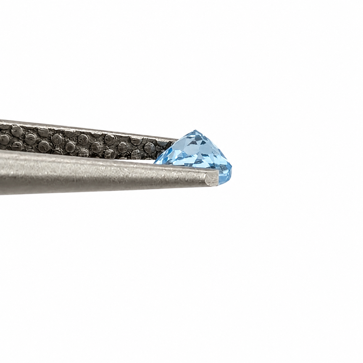 Topacio Azul Suizo Facetado Redondo 4 mm