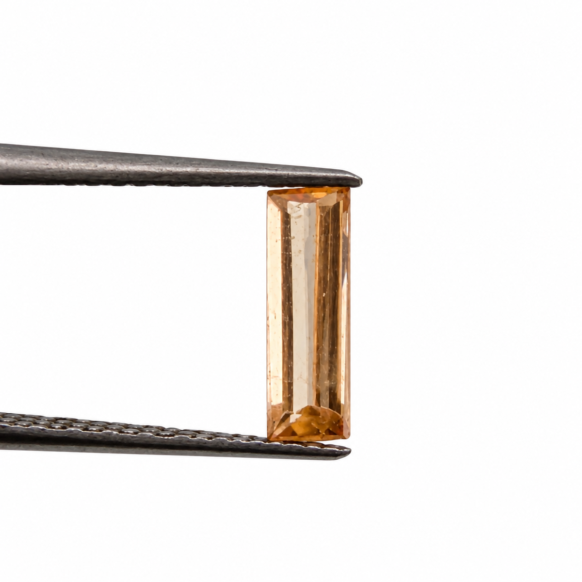 Topacio Imperial/Champagne Facetado Corte Baguette 9 x 3 mm