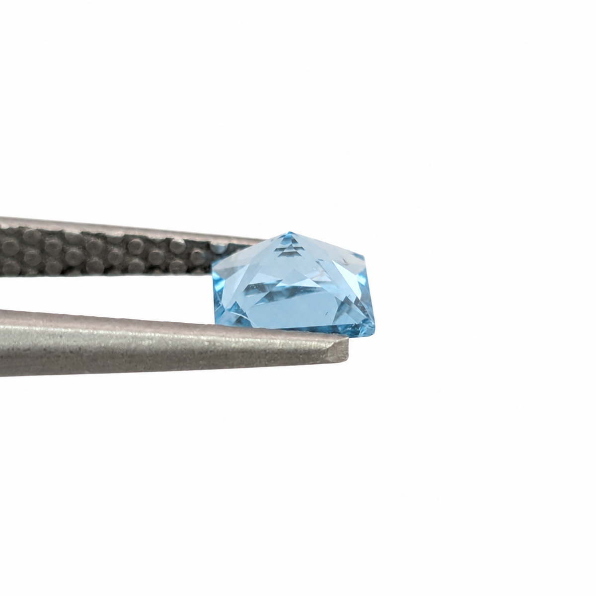 Topacio Swiss Blue Facetado Cuadrado 5 mm