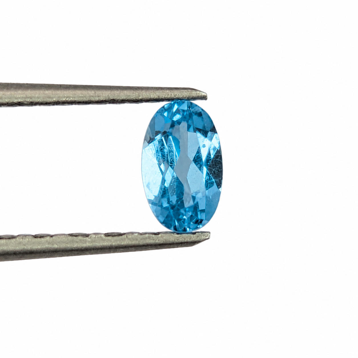 Topacio Swiss Blue Facetado Ovalado 5 x 3 mm