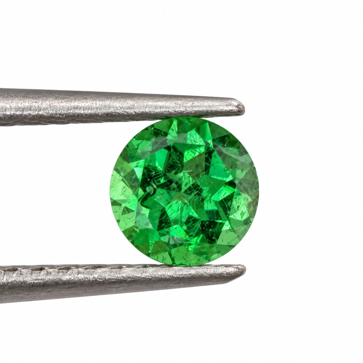 Tsavorita (Granate Verde) Facetada Redonda 3.5 mm
