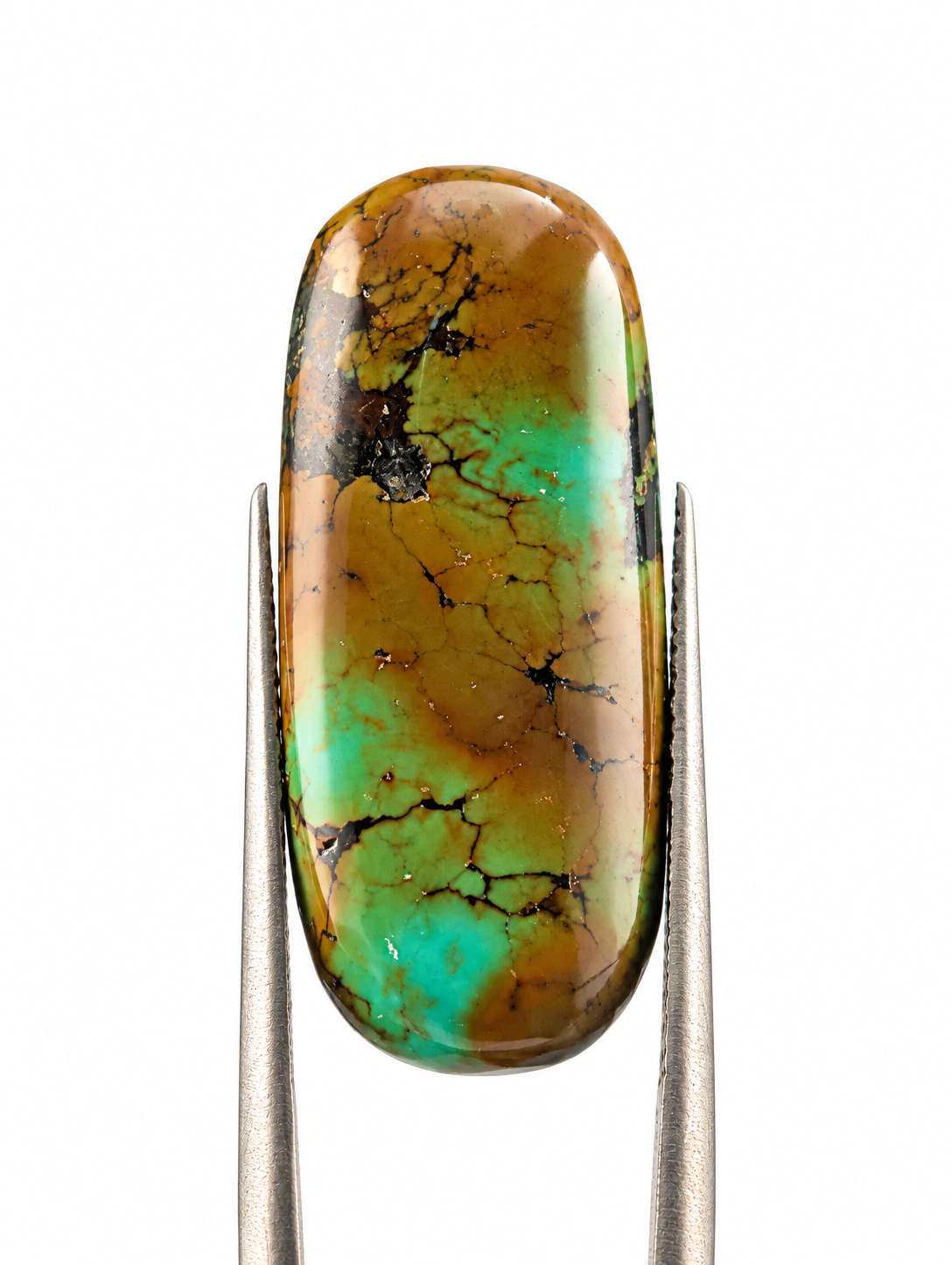 Turquesa Cabuchón Forma Libre 26 x 11 mm