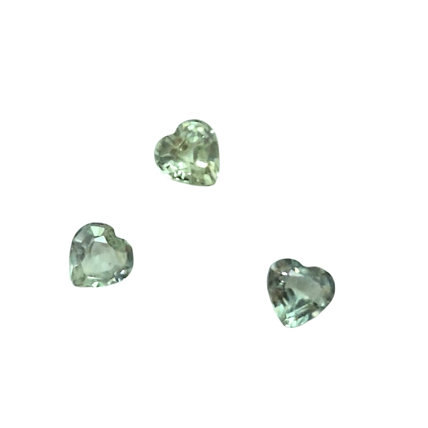 Zafiro Multicolor Facetado Corazón 3.5 mm
