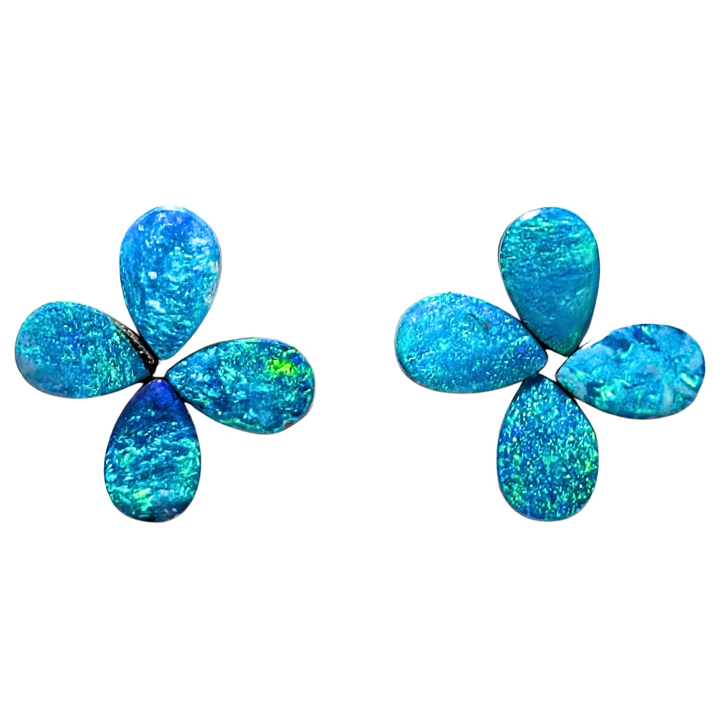 Lote de 8 piezas ~6 mm x 4 mm-Ópalo Australiano Doblete Gota