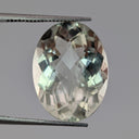 Prasiolita Facetado Ovalado 12 mm x 16 mm