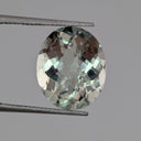 Prasiolita Facetado Ovalado 10 mm x 12 mm