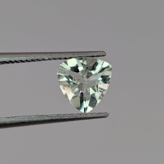 Prasiolita Facetado Trilliant 6 mm