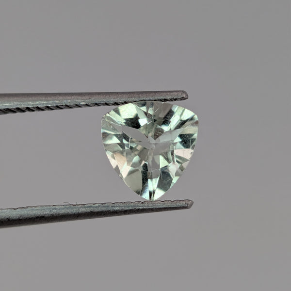 Prasiolita Facetado Trilliant 6 mm