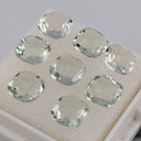 Prasiolita Facetado Cushion 6 mm