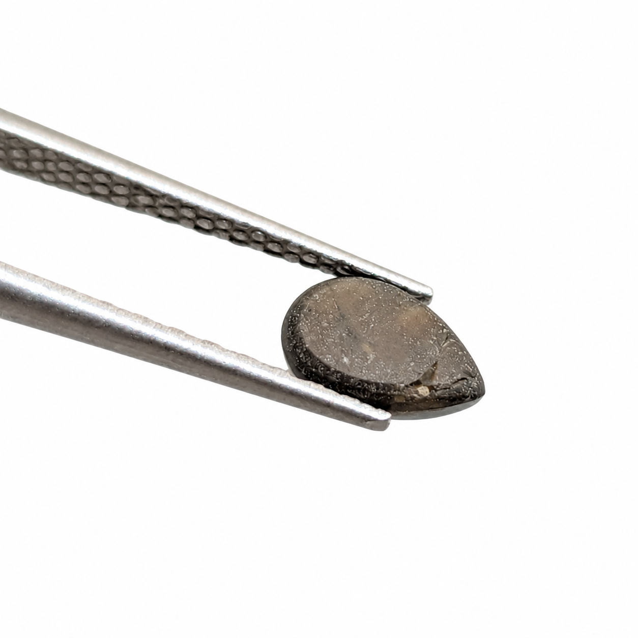 Zafiro Estrella Negro Cabuchón Pera 8 x 5 mm