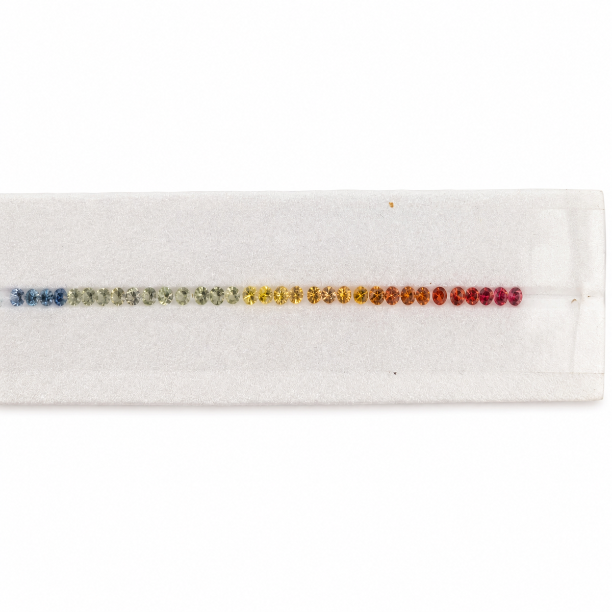 Zafiro Rainbow Facetado Redondo Lote 2 mm