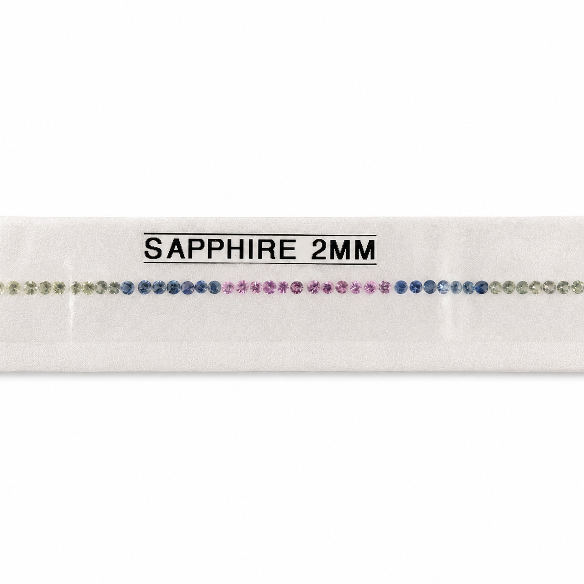 Zafiro Rainbow Facetado Redondo Lote 2 mm
