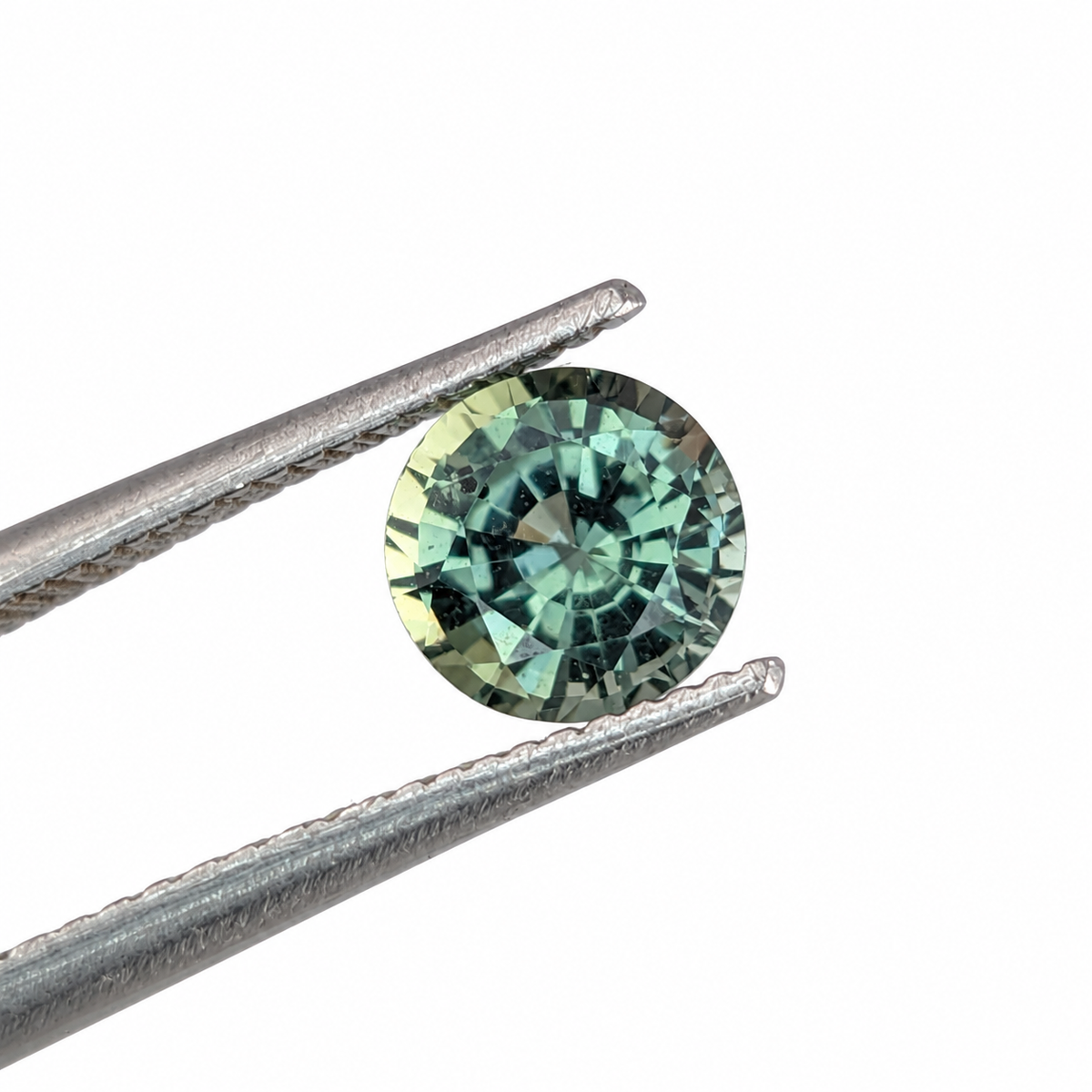 Zafiro Teal Facetado Redondo 5 mm