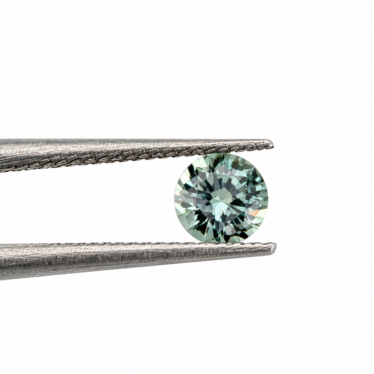 Zafiro Teal Facetado Redondo 5 mm