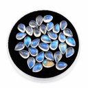 Piedra Luna Arcoiris Cabuchon Gota 4 mm x 6 mm