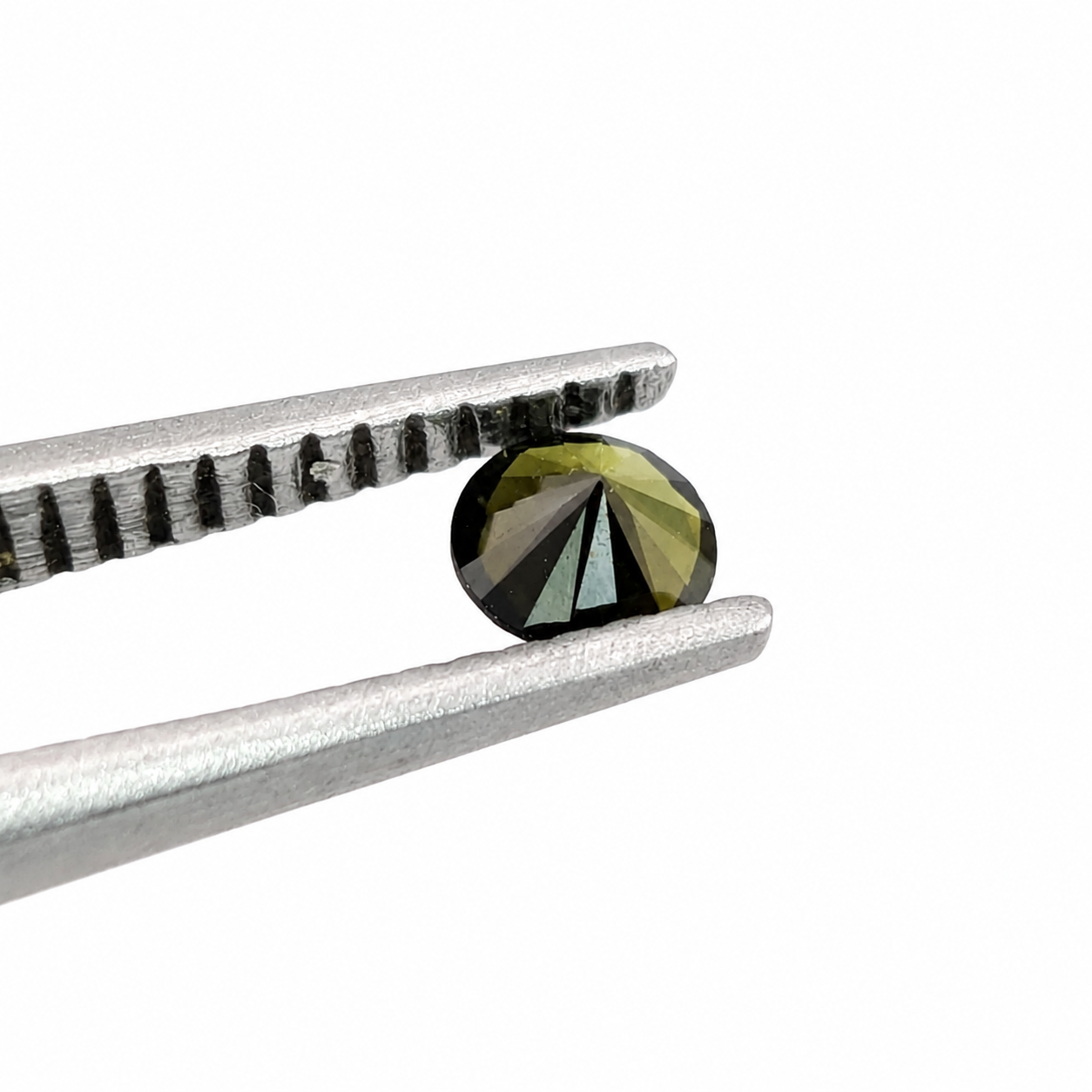 Turmalina Verde Facetado Redondo 3 mm