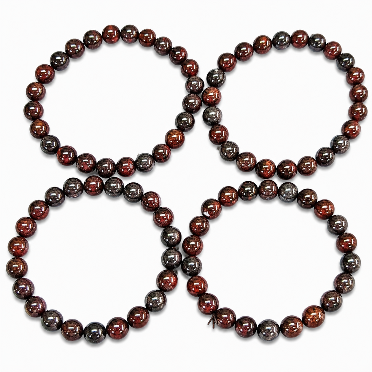 Pulsera Elastica Bloodstone Heliotropo