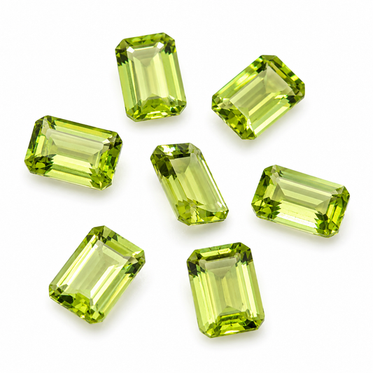 Peridoto Rectangular 5 x 7 mm