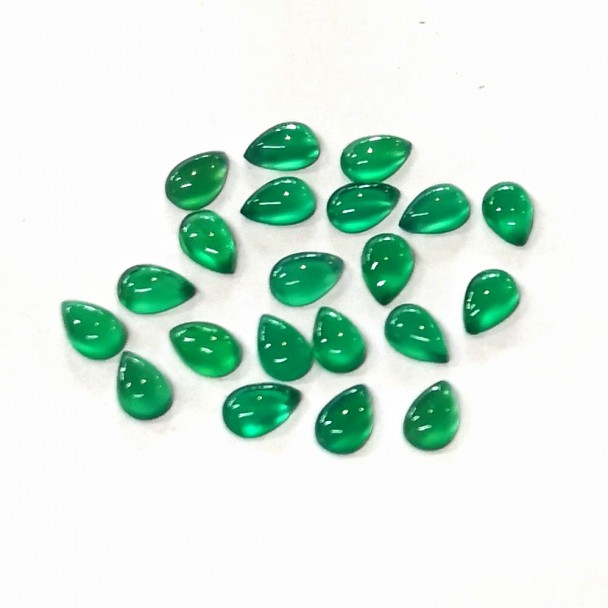 Ónix verde 4 x 6 mm