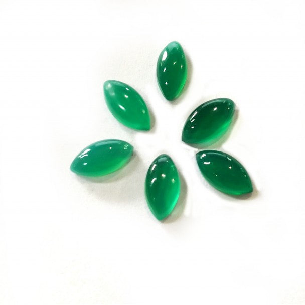 Ónix verde 4 x 8 mm
