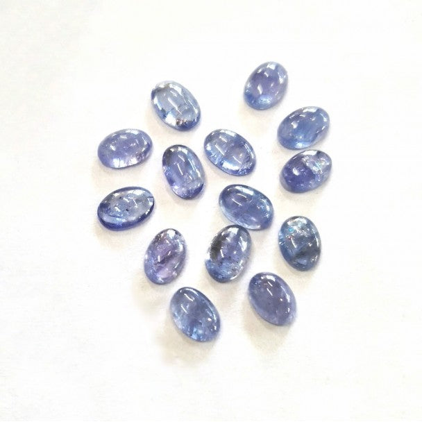 Tanzanita Cabuchon Ovalado 4 x 6 mm