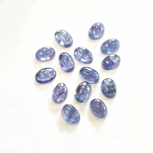 Tanzanita Cabuchon Ovalado 4 x 6 mm
