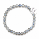 Pulsera Elástica de Labradorita 6 mm