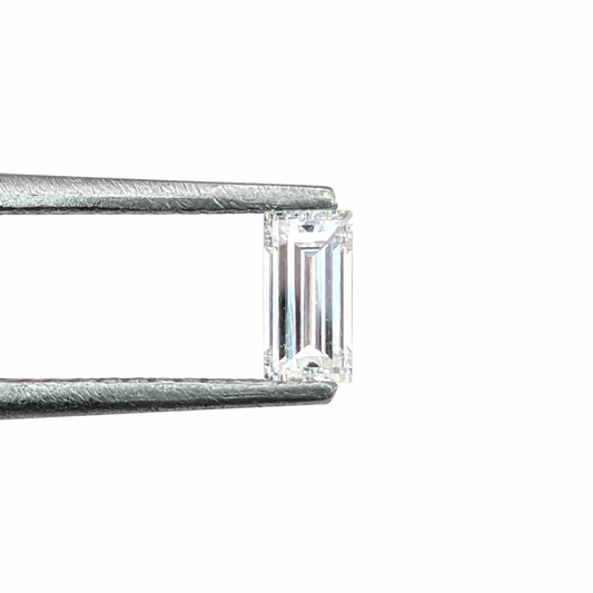 Diamante de Laboratorio Facetado Baguette 4 x 2 mm