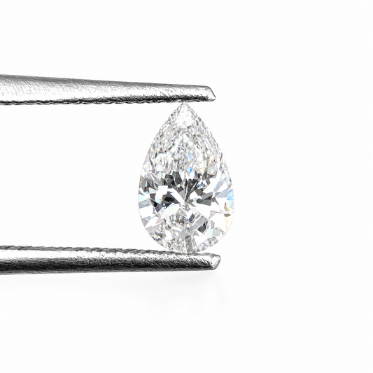 Diamante de Laboratorio Facetado Pera 5 x 3 mm
