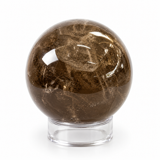 Esfera de Cuarzo rosado ~8 cm