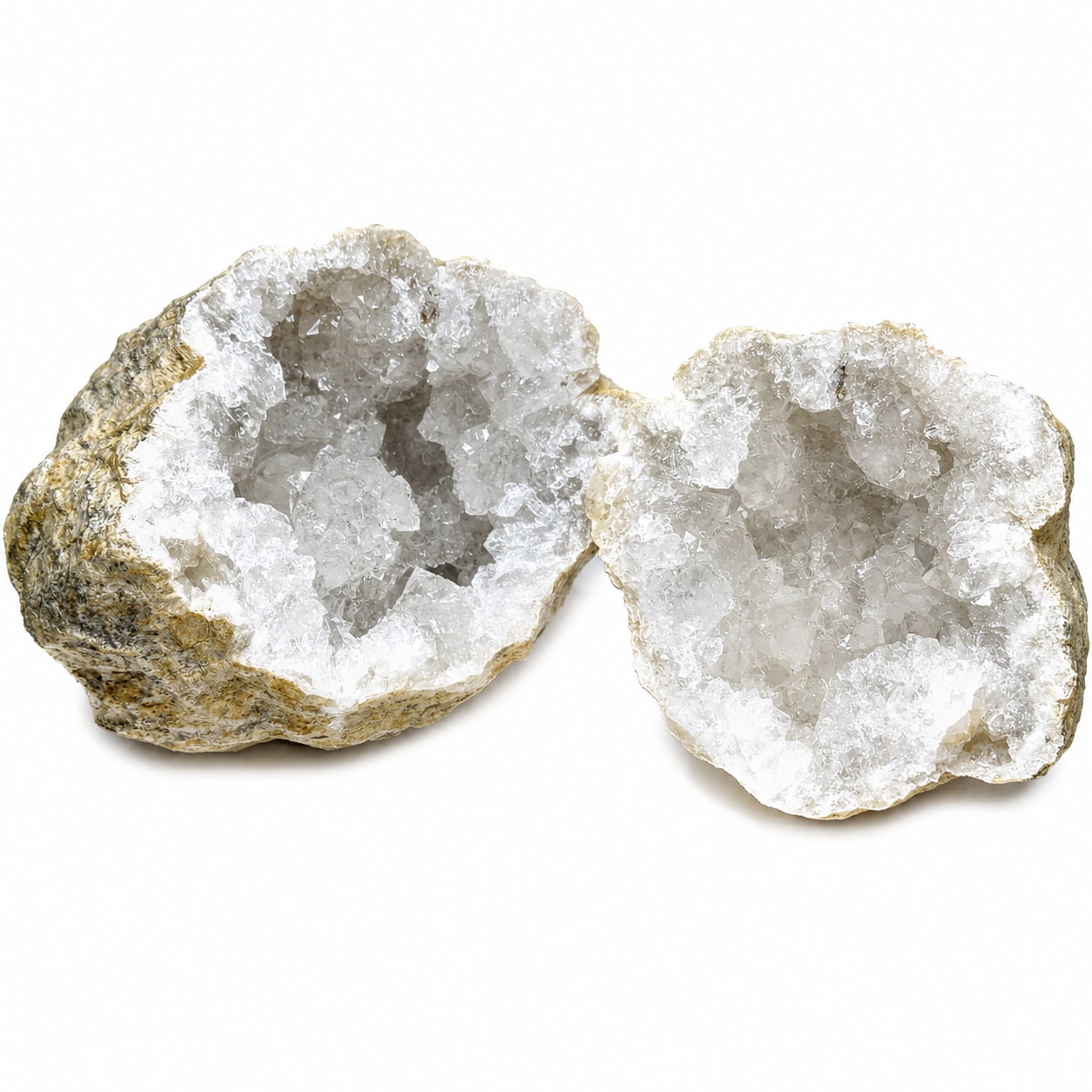 Geoda De Cuarzo Blanco