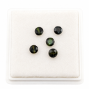 Turmalina Verde Facetado Redondo 3 mm