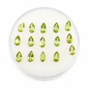 Peridoto Verde Facetado Gota 3 mm x 5 mm