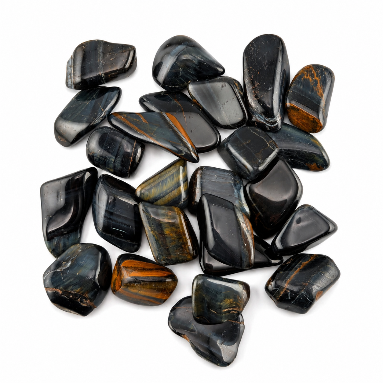 Pebbles de Ojo de Tigre ~3 cm
