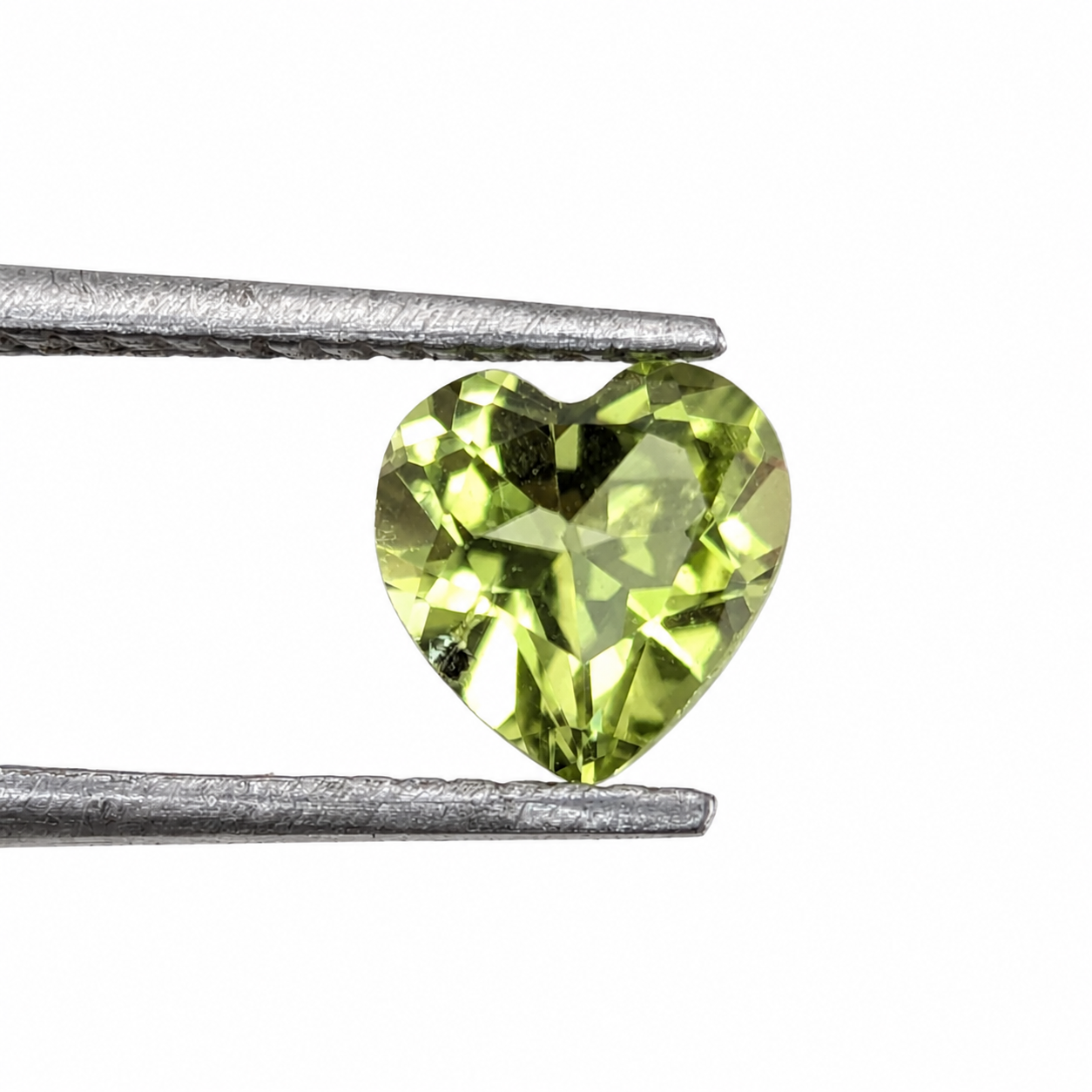 Peridoto Facetado Corazón 5 mm