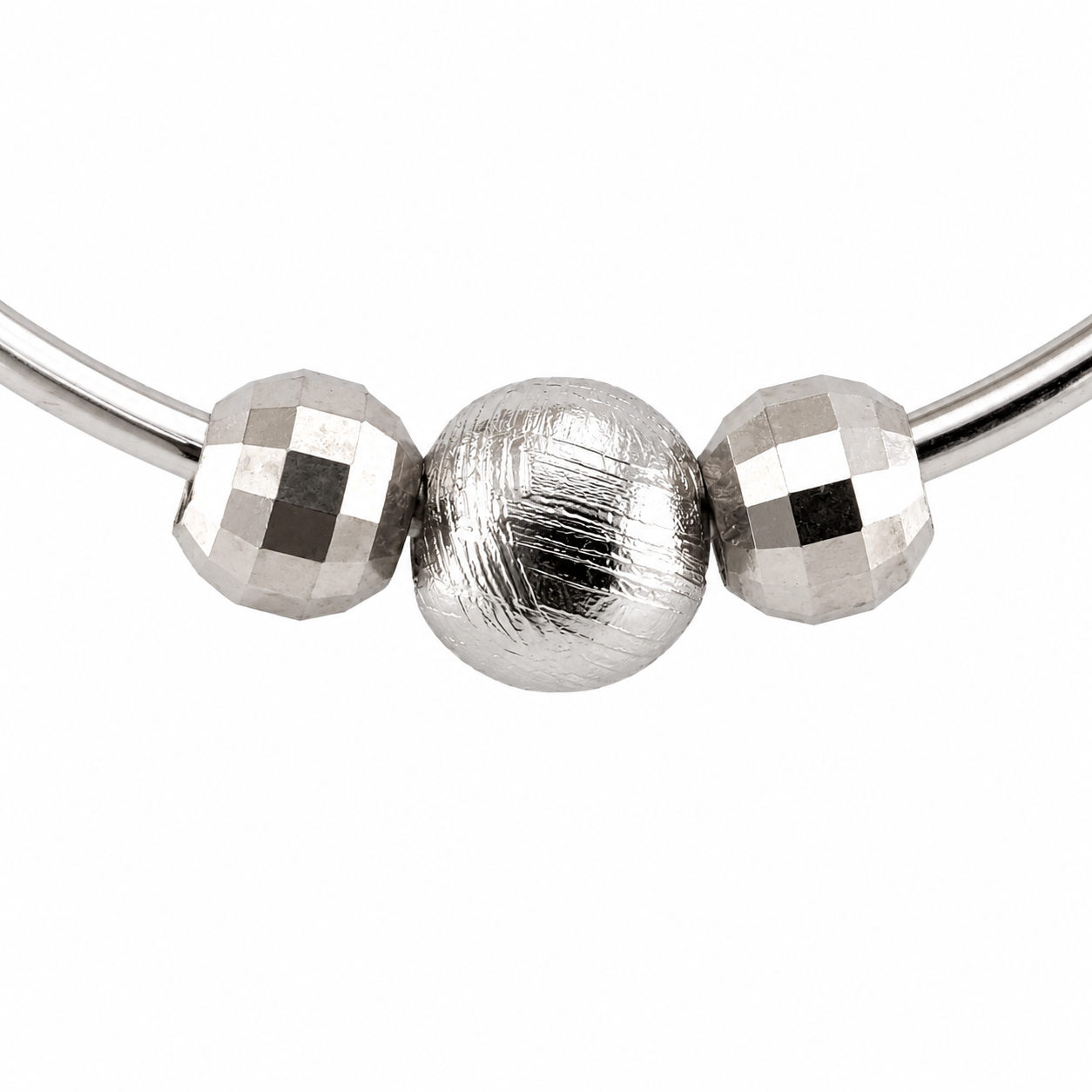 Aretes meteorito Muonionalusta (plata)