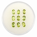 Peridoto Verde Facetado Ovalado 3 mm x 5 mm