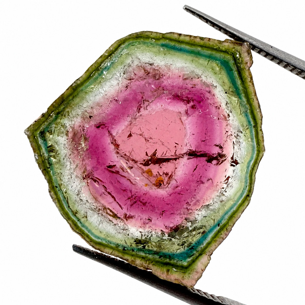 Par de Turmalina Sandía ~2 cm