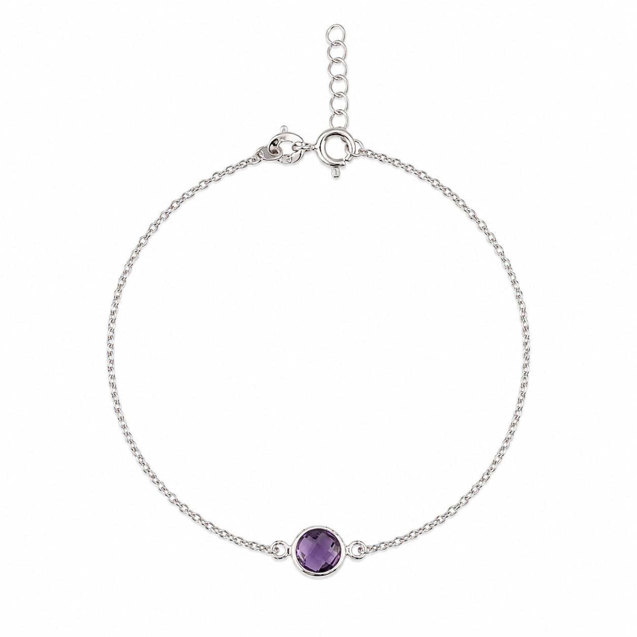 Pulsera de plata 925 con baño de rodio