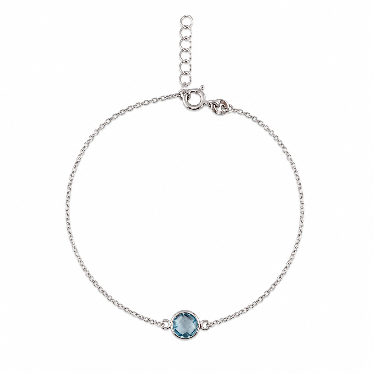 Pulsera de plata 925 con baño de rodio