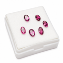 Turmalina Rubelita Facetado Ovalado 5 x 3 mm