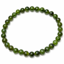 Pulsera Elástica de Jadeíta Burma 6 mm