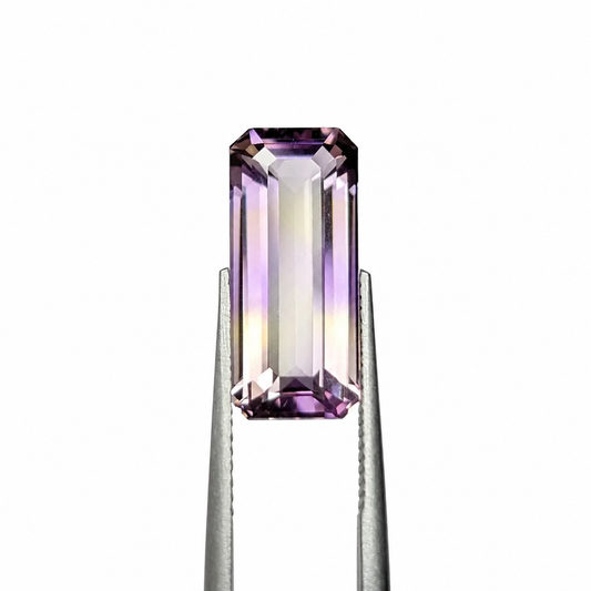 Ametrino Facetado Rectángular 15.6 mm x 6.8 mm