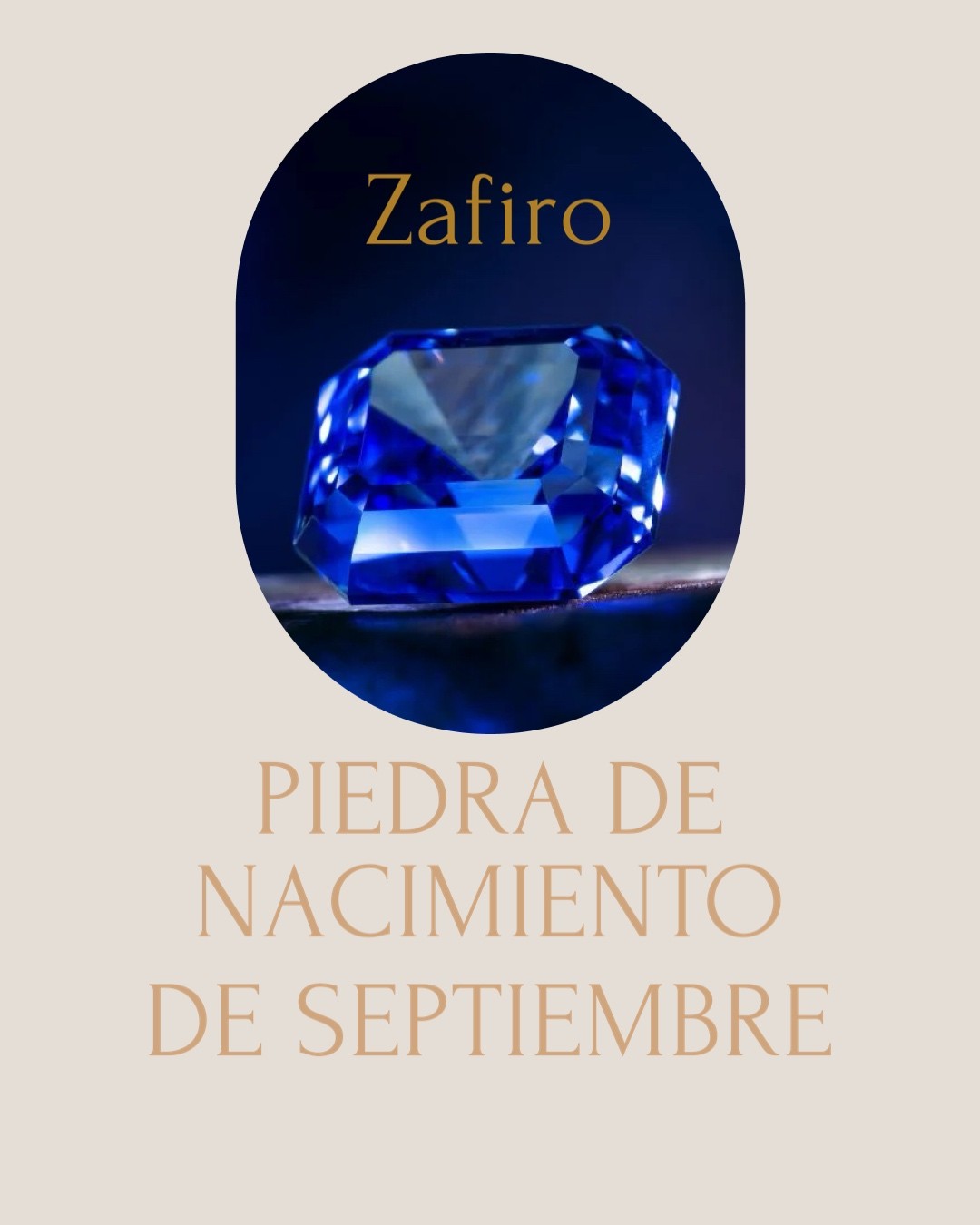 El zafiro, piedra de nacimiento de septiembre